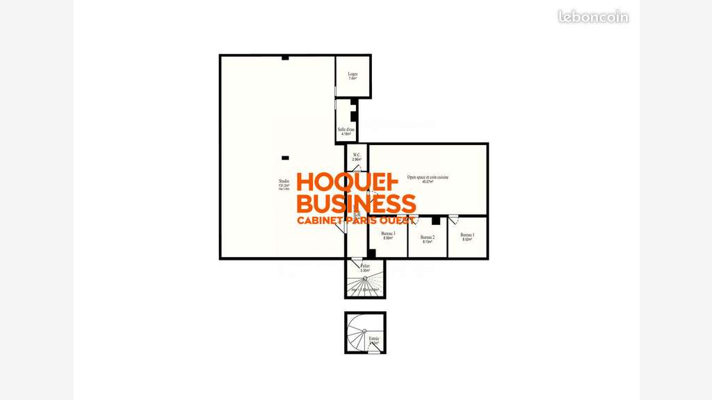 Vente local d'activité de 230m² à Courbevoie