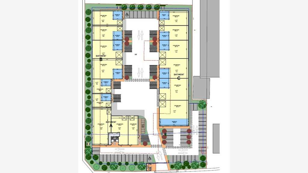Vente local d'activité 486m² ZAC Décines-Charpieu