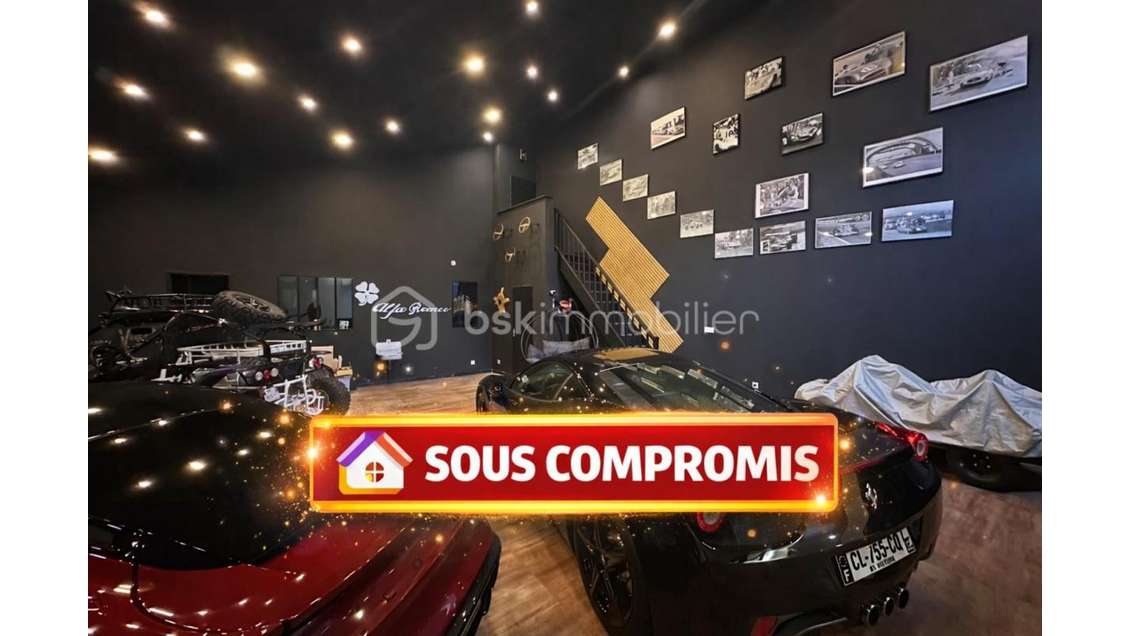 AV loft industriel aménagé showroom 240m² à Douai 