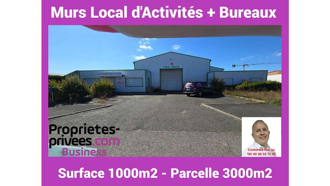 AV locaux d'activité avec bureaux secteur Dreux