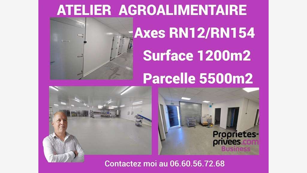 Vente laboratoire industriel 1200m² secteur Dreux