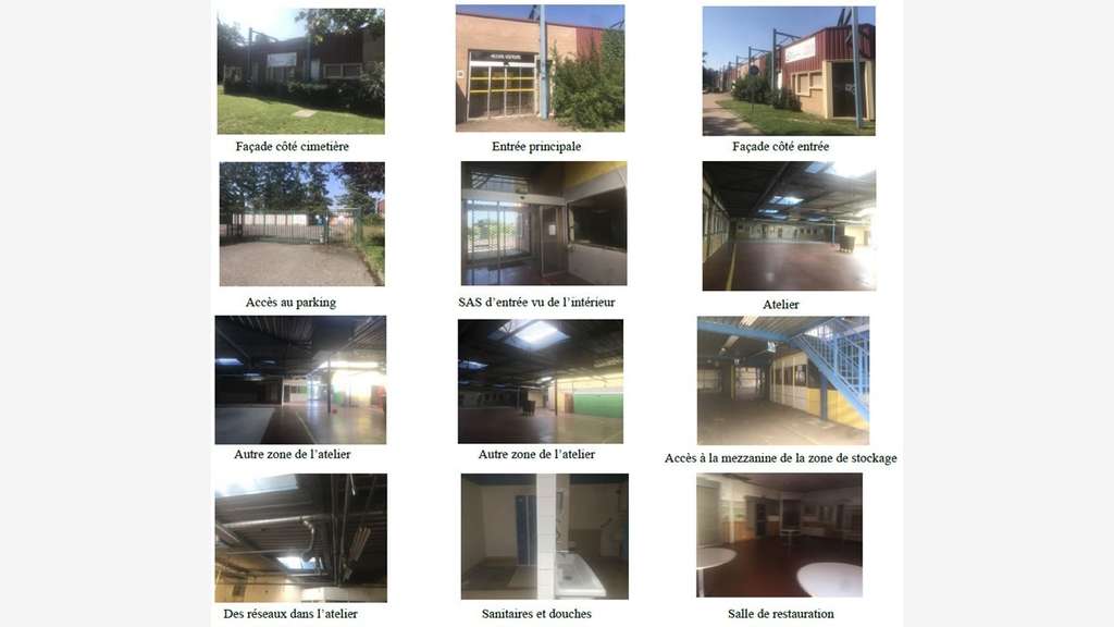 À vendre local d'activités 1740m² à Évreux 