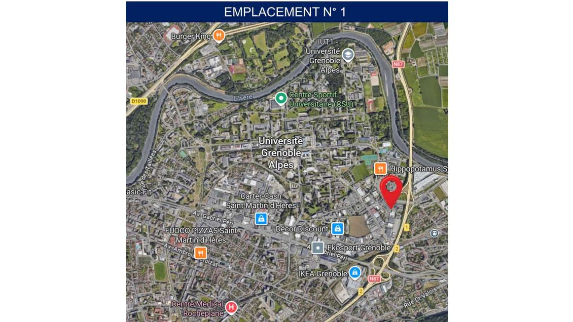 AV local d'activité 300m² à Gières ZA du Mayencin