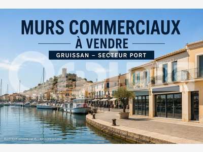 AV murs commerciaux 25m² à Gruissan Port empl N°1