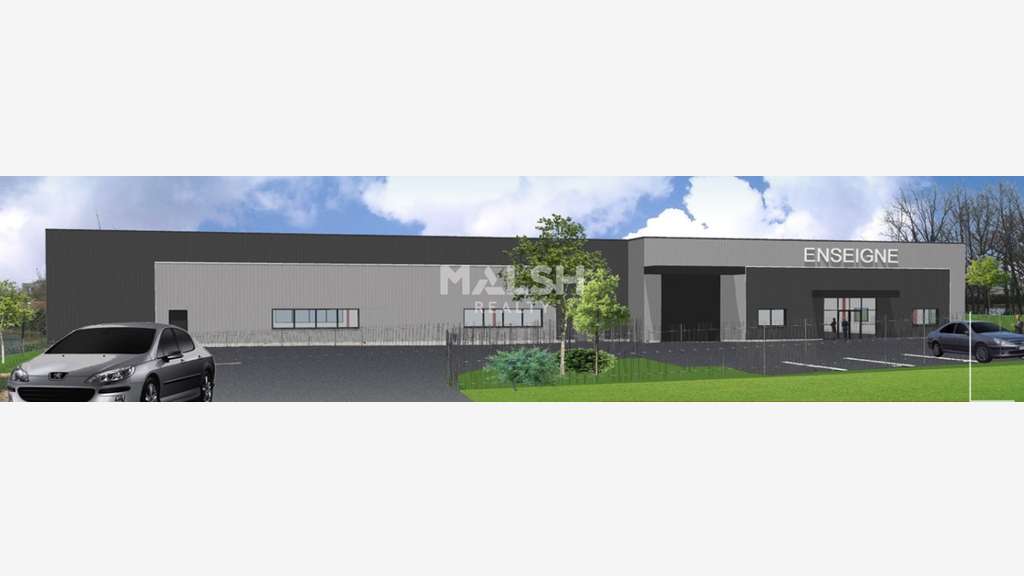 Bâtiment neuf 1247m² à vendre ou louer à Guéreins