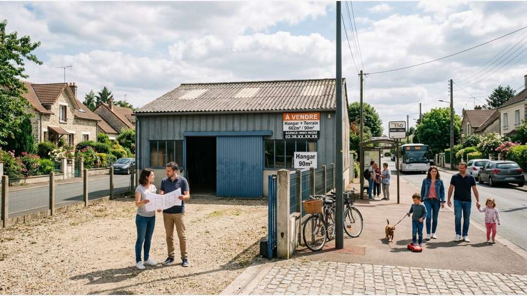 Vente hangar 90m² au sol sur terrain 662m² à Ingré