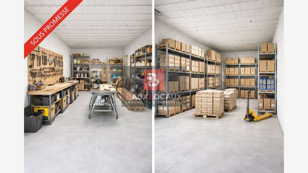 Vente entrepôt 92m² en ZI à Istres