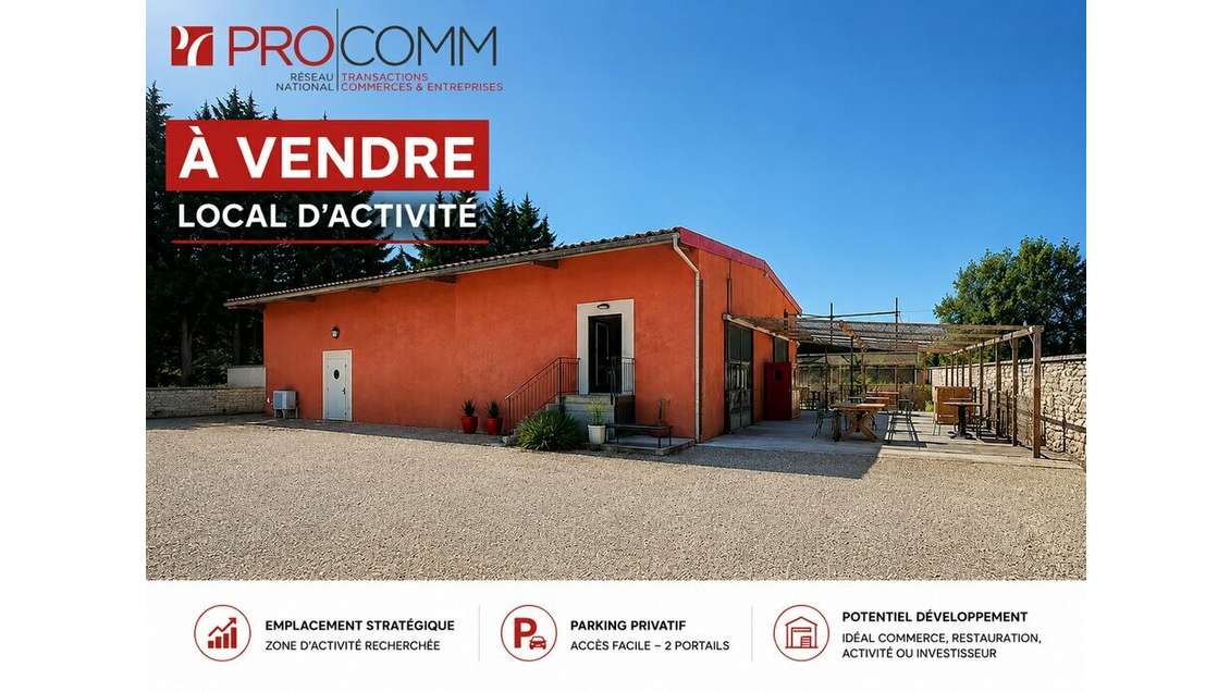 L'ISLE-SUR-LA-SORGUE - LOCAL D'ACTIVITE à vendre