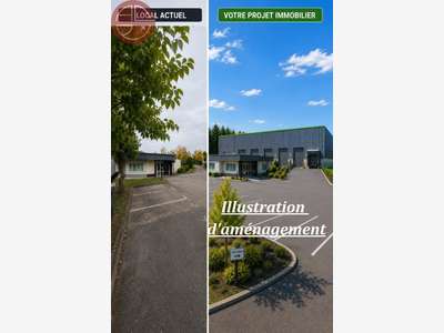 Vente entrepôt + de 1100m² à construire à l'Union