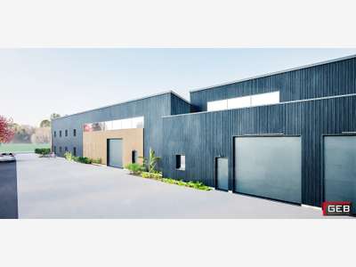 A vendre cellule d’activités 250m² à La Bouëxière