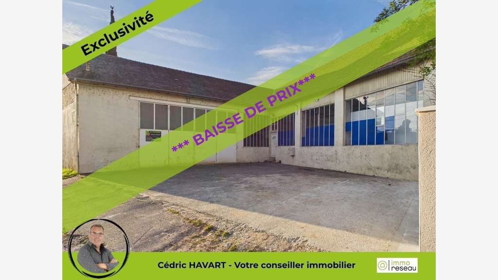 Entrepôt 600m² empl stratégique à Le Blanc
