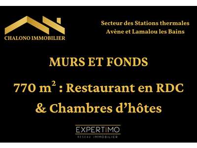 Vente Immeubles commerciaux / Mixtes au Bousquet-d'Orb