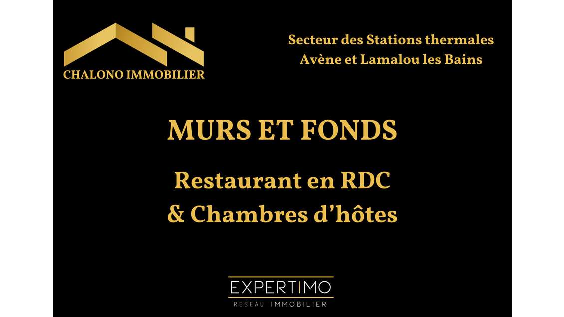 AV immeuble avec restaurant 770m² Le Bousquet-d'Or