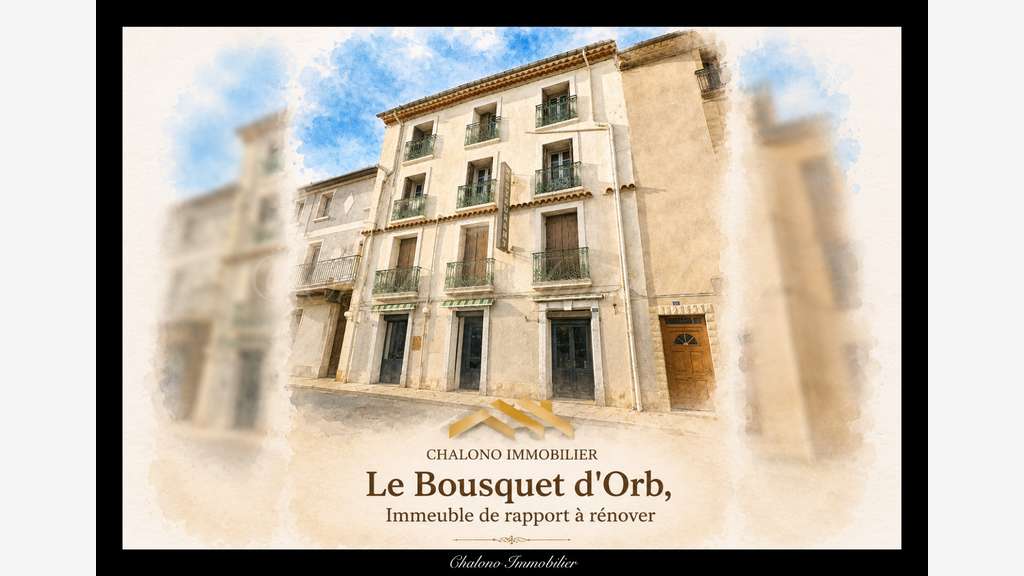 A vendre immeuble murs commerce Le Bousquet-d'Orb