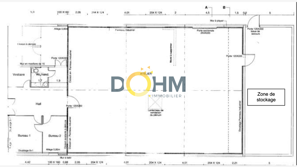 AV local 400m² proche RN88 Le Chambon-Feugerolles