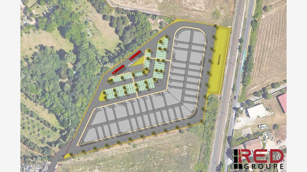 AV entrepôts neufs entre 150 et 9020m²au Pontet