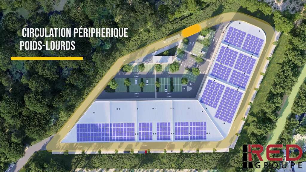 AV entrepôts neufs entre 150 et 9020m²au Pontet