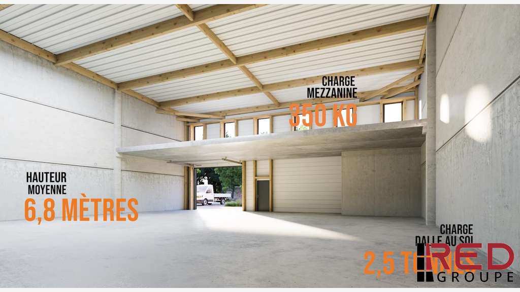 AV entrepôts neufs entre 150 et 9020m²au Pontet