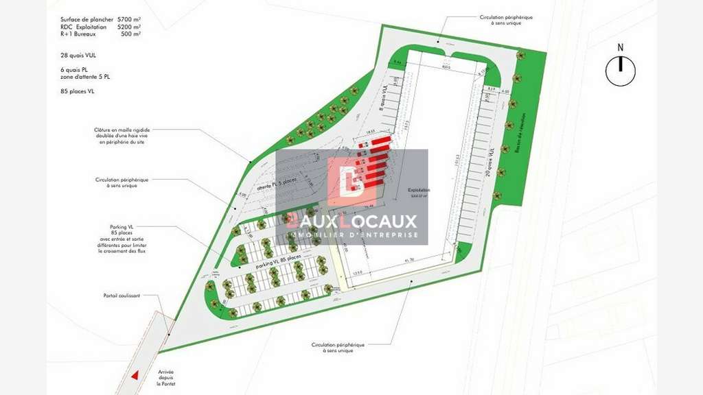 Entrepôt logistique de 5700m² à vendre le Pontet