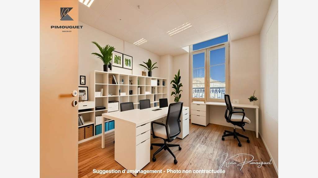 Bureaux 70m² à vendre à Libourne hyper centre 