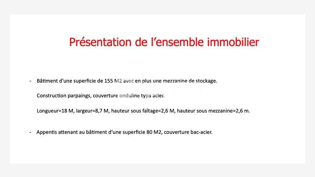 Ensemble professionnel 155m² à vendre à Limoges