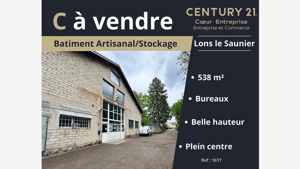 Entrepôt - Lons Le Saunier 538 m²