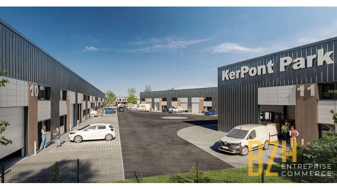 Vente local d'activité 364m² zone Kerpont Lorient