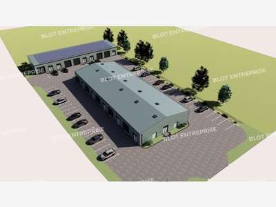 A vendre locaux d'activités neuf 1008m² à Loudéac