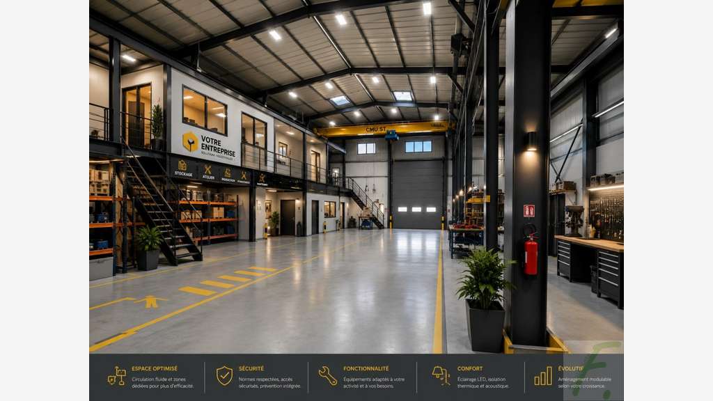 Local industriel à vendre à 20 km de Grenoble