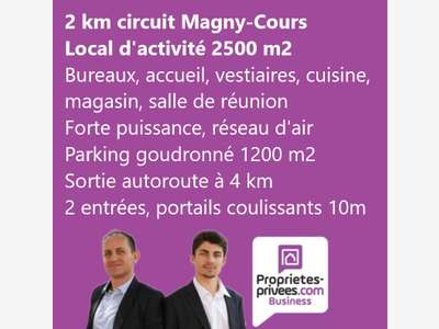 Local d'activité à 2 km du circuit de Magny-Cours