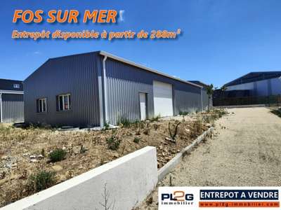 Entrepôt 312m² à vendre avec terrain à Fos sur Mer