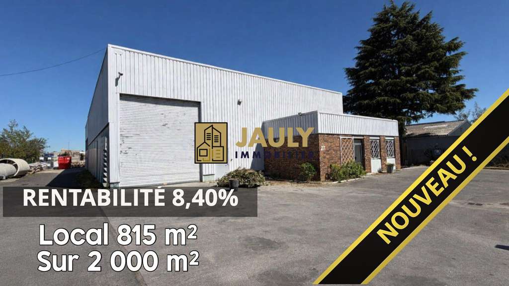 Local industriel loué 815m² env. 2 000m² ZI Meaux