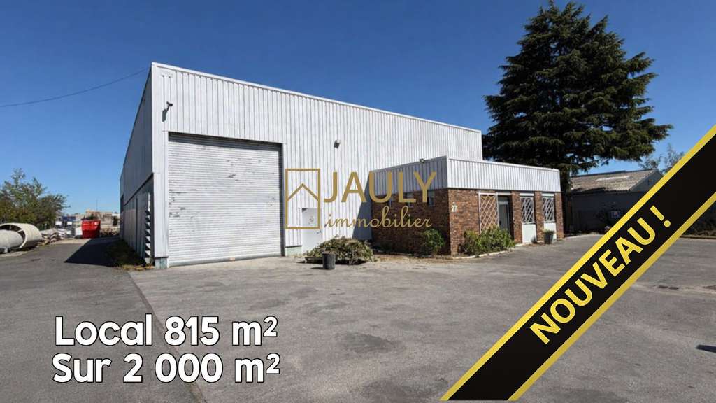 Local industriel loué 815m² env. 2 000m² ZI Meaux