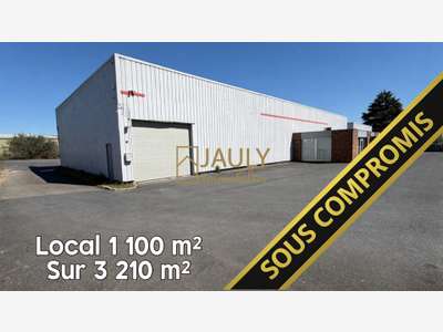 Local industriel loué 1100m² sur 3210m²  ZI Meaux