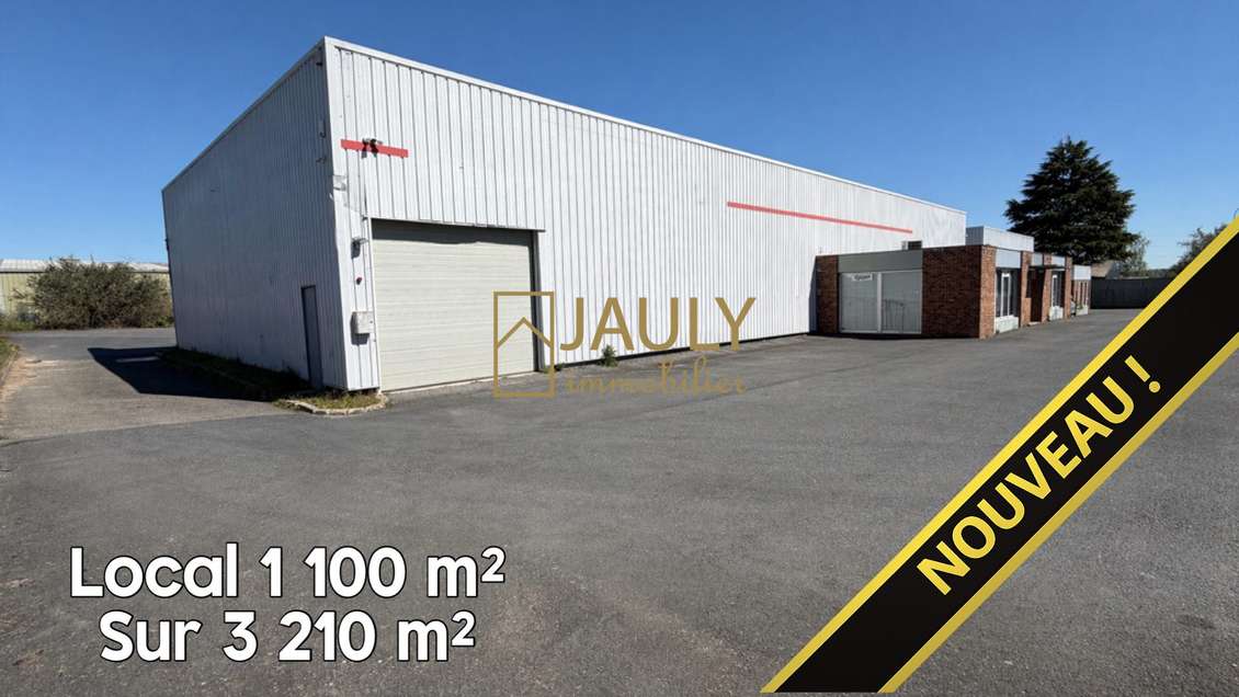 Local industriel 1 100 m² env. / 3 210 m² - LOUÉ