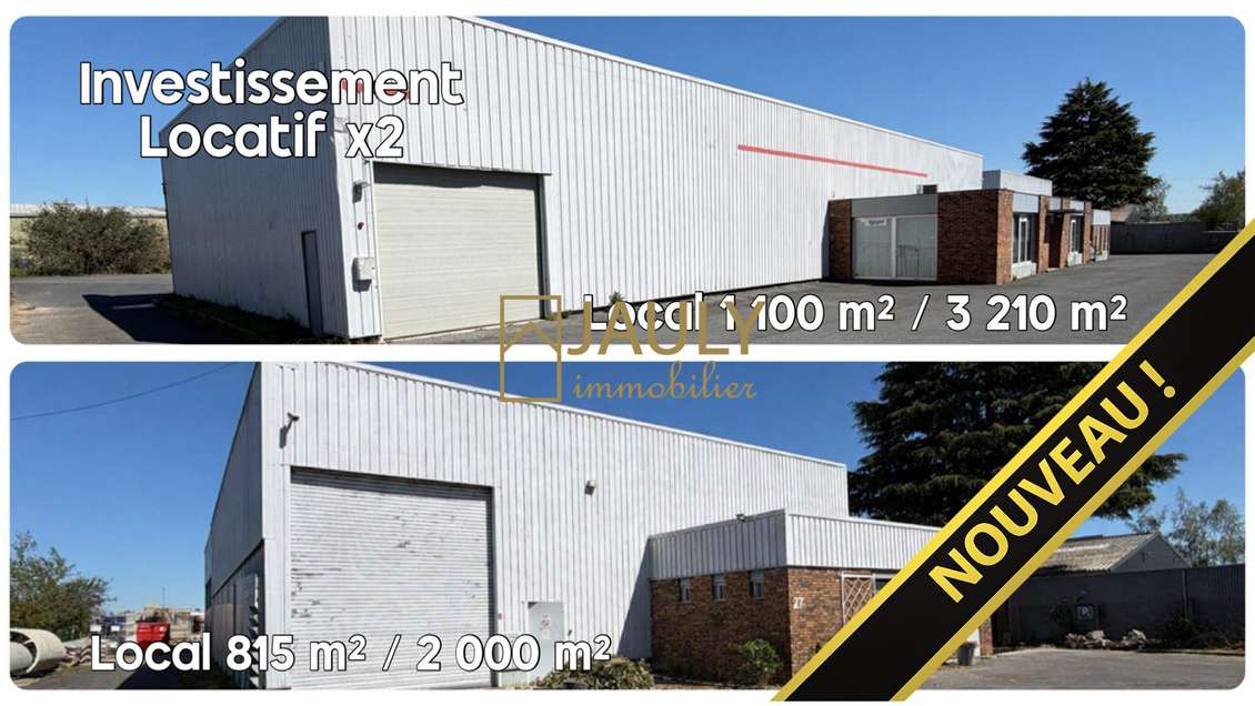 INVESTISSEZ x2 - 2 batiments LOUÉS 115 K€
