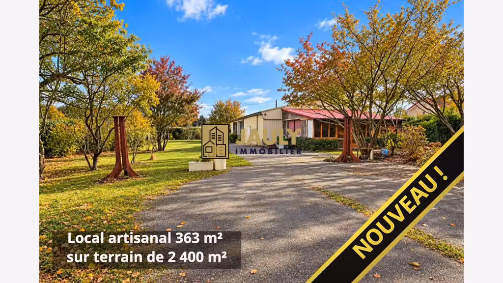 Local artisanal & logement 2415m² de terrain Meaux