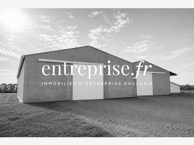 AV bâtiment indus 1250m² Montreuil-Bellay accès PL