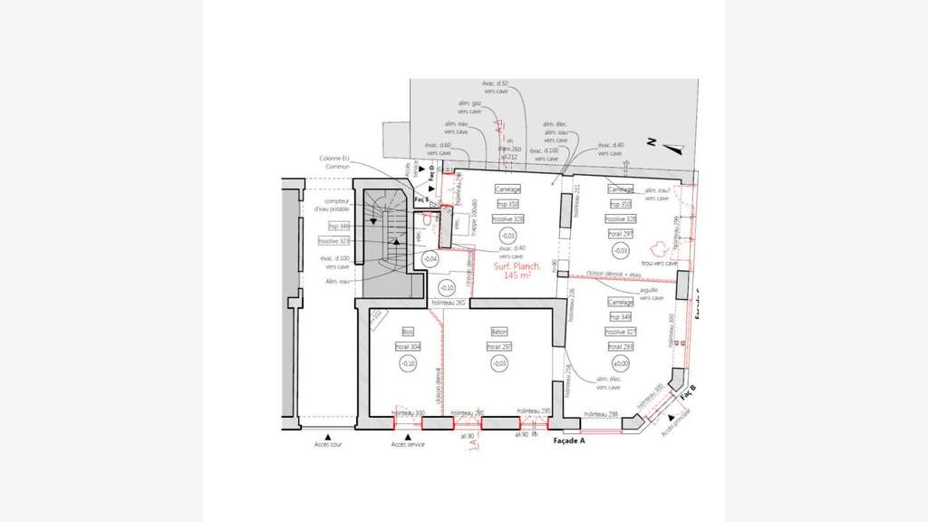 Murs libres 145m² à vendre à Nantes Gare Nord