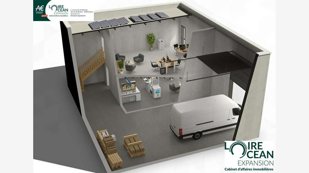Vente local neuf 227m² à 15 min aéroport de Nantes