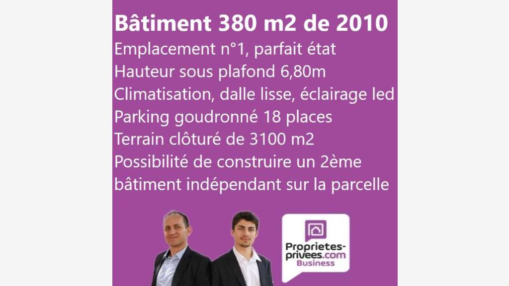 Vente bâtiment de 380m² emplacement N°1 à Nevers