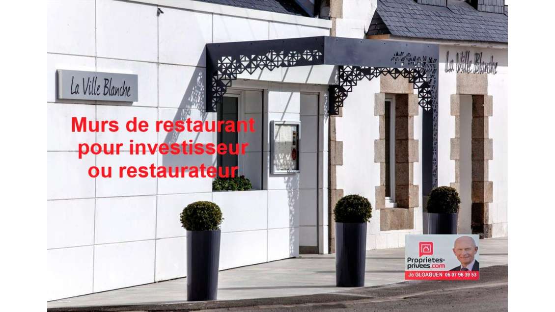 Vente murs commerciaux restaurant région Trégor