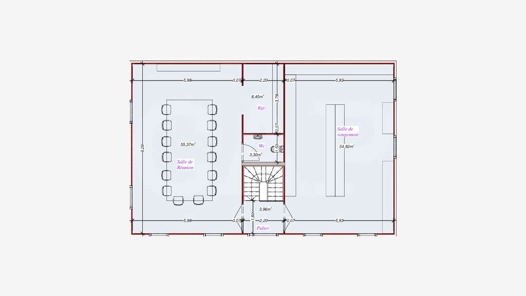 A vendre local d’activité neuf de 796m² à Plérin