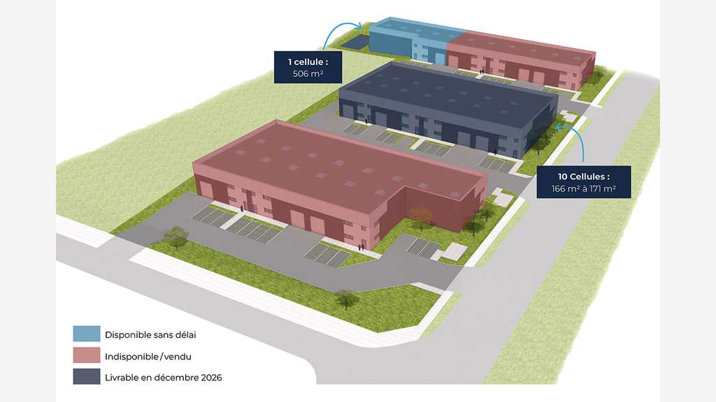 Local neuf avec mezzanine 165 m² – ZA Ploërmel