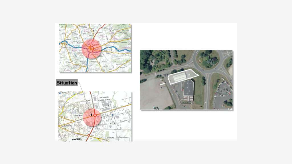 Vente murs commerciaux 450m² en zc Ploërmel