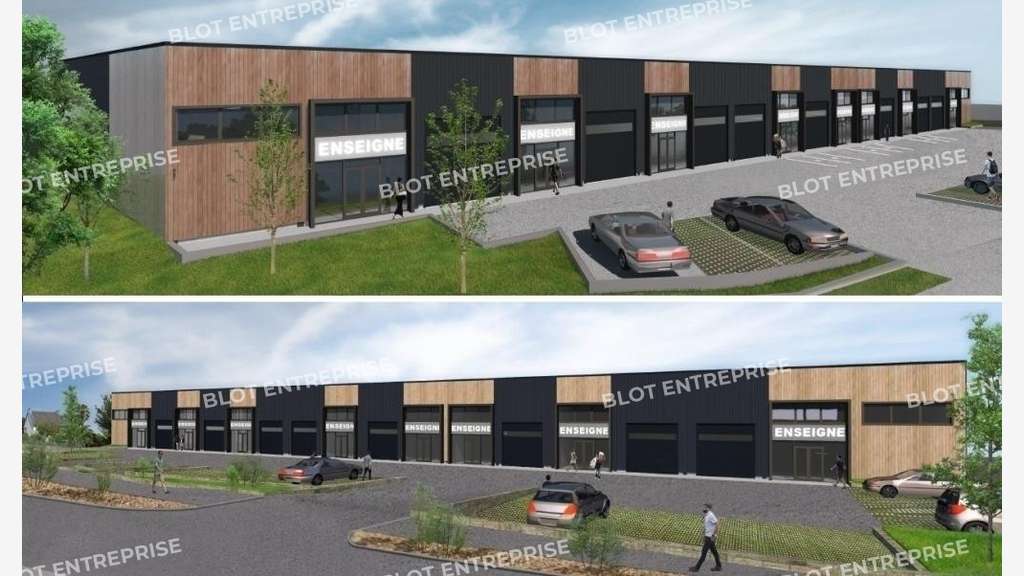 A vendre locaux d'activités de 1 047m² à Plouedern