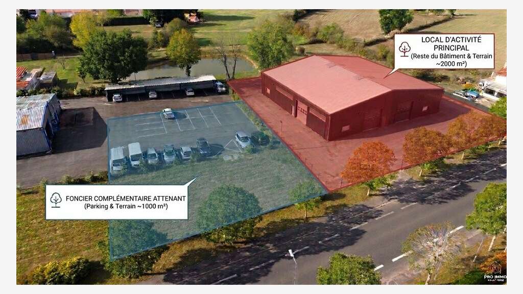 Local d'activité de 702m² à vendre à Pompaire