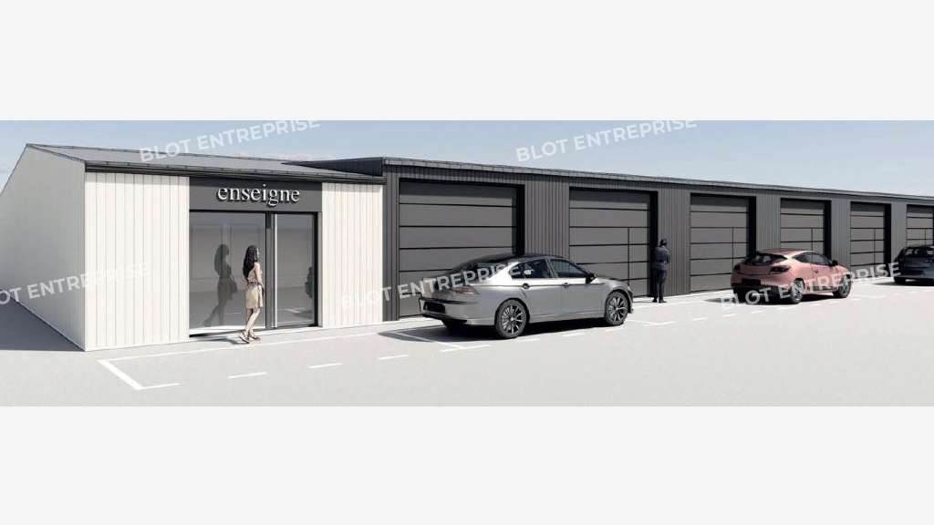 A vendre cellule 300m² à Pontivy zone du Signan
