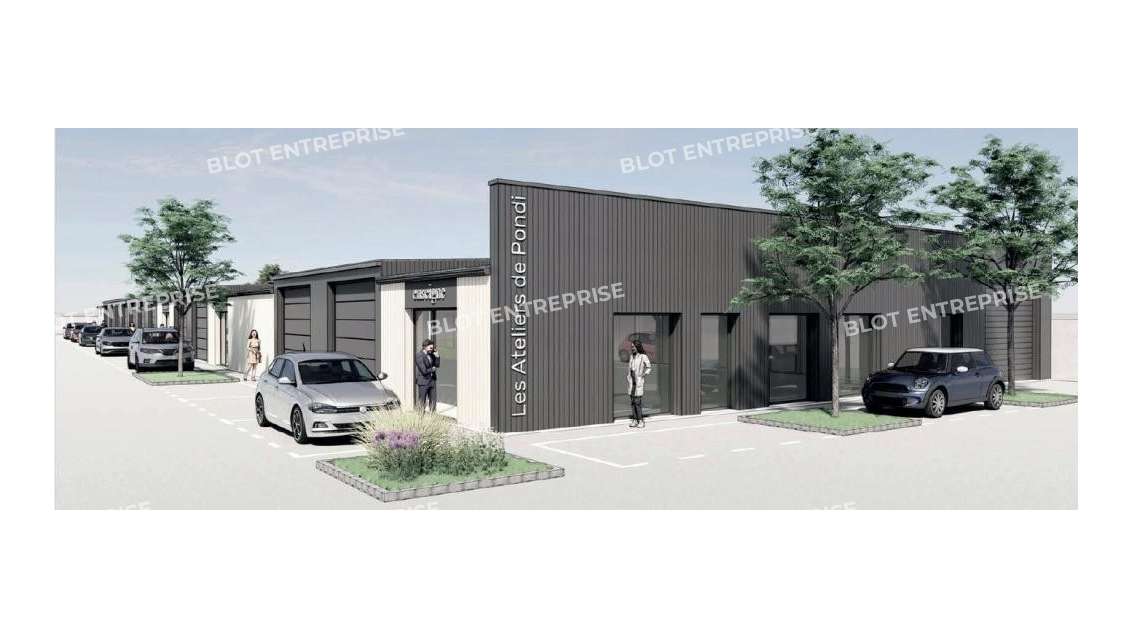 A vendre cellule 300m² à Pontivy zone du Signan
