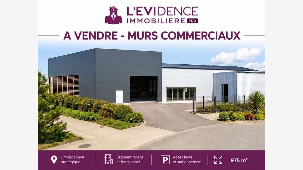 A vendre local  975m² à Pornichet zone Atlantique